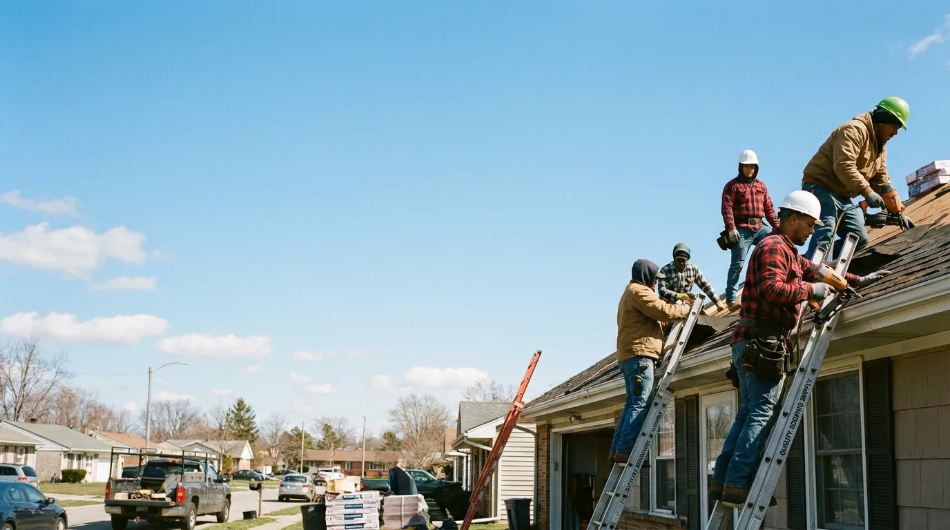 Roofing in Le Roy, IL near me